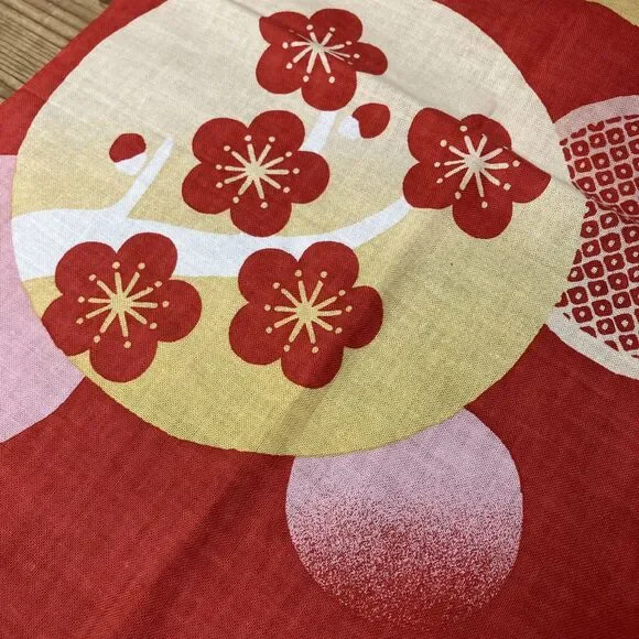 Vintage Japan Shiba Inu Lucky Dog Cloth Banner New With Tag Hamamonyo Cotton NOS - Picture 9 of 9